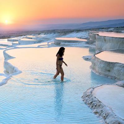 Jednodniowa wycieczka samolotem do Pamukkale ze Stambułu