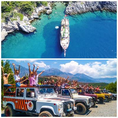 Kusadasi Jeep Safari i rejs statkiem