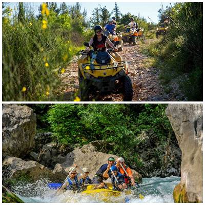 Rafting i wycieczka quadami w Alanyi