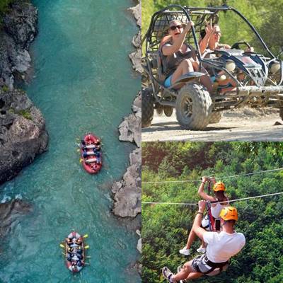 Rafting, Buggy i Zipline Tour z Belek